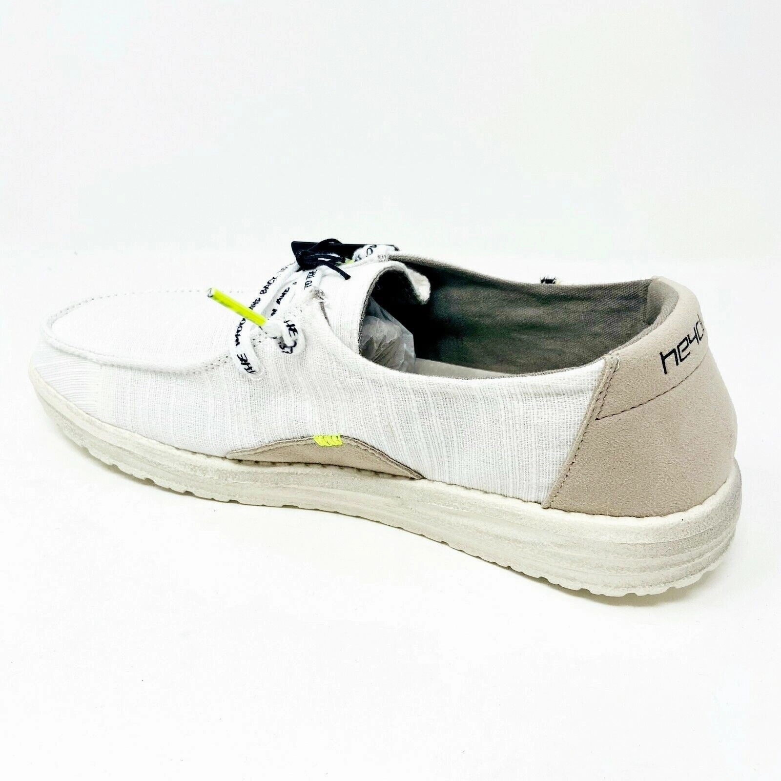 For Walking  Best Hey Dude Womens Wendy Star White Size 6 Slip On Walking Comfort Shoes