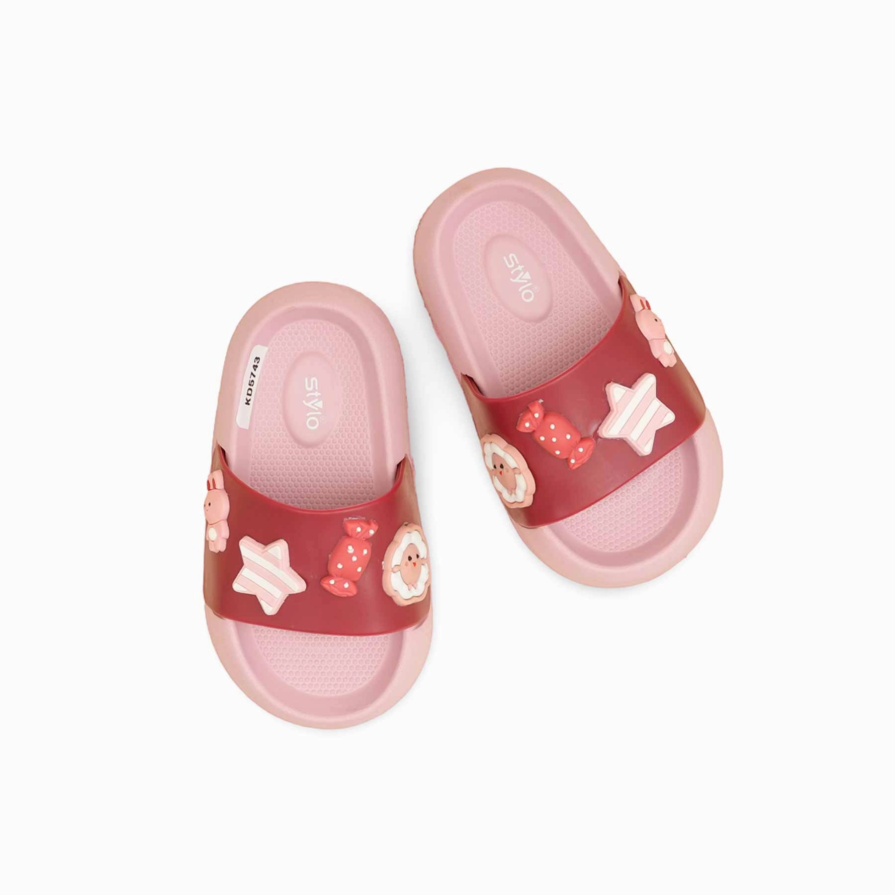 Chacos Slippers Girls Pink Casual Flip Flop KD5743