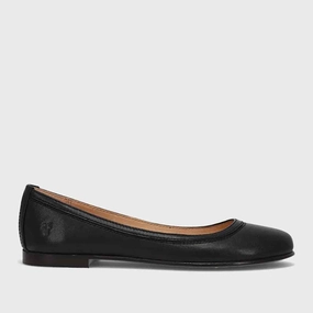 Frye Carson Ballet Flat - Black Rhinestone Flat Shoes