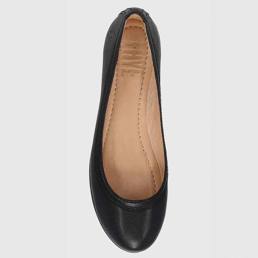 City Flats Shoes Frye Carson Ballet Flat - Black