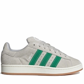 Men's Adidas Campus 00s Shoes - Grey One/Green/Off White Dryjoy Casual Golf Shoes