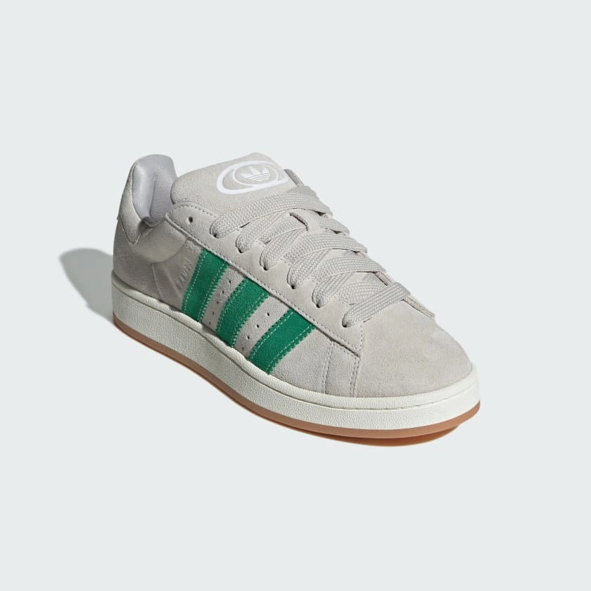 Casual Mary Jane Shoe Men's Adidas Campus 00s Shoes - Grey One/Green/Off White