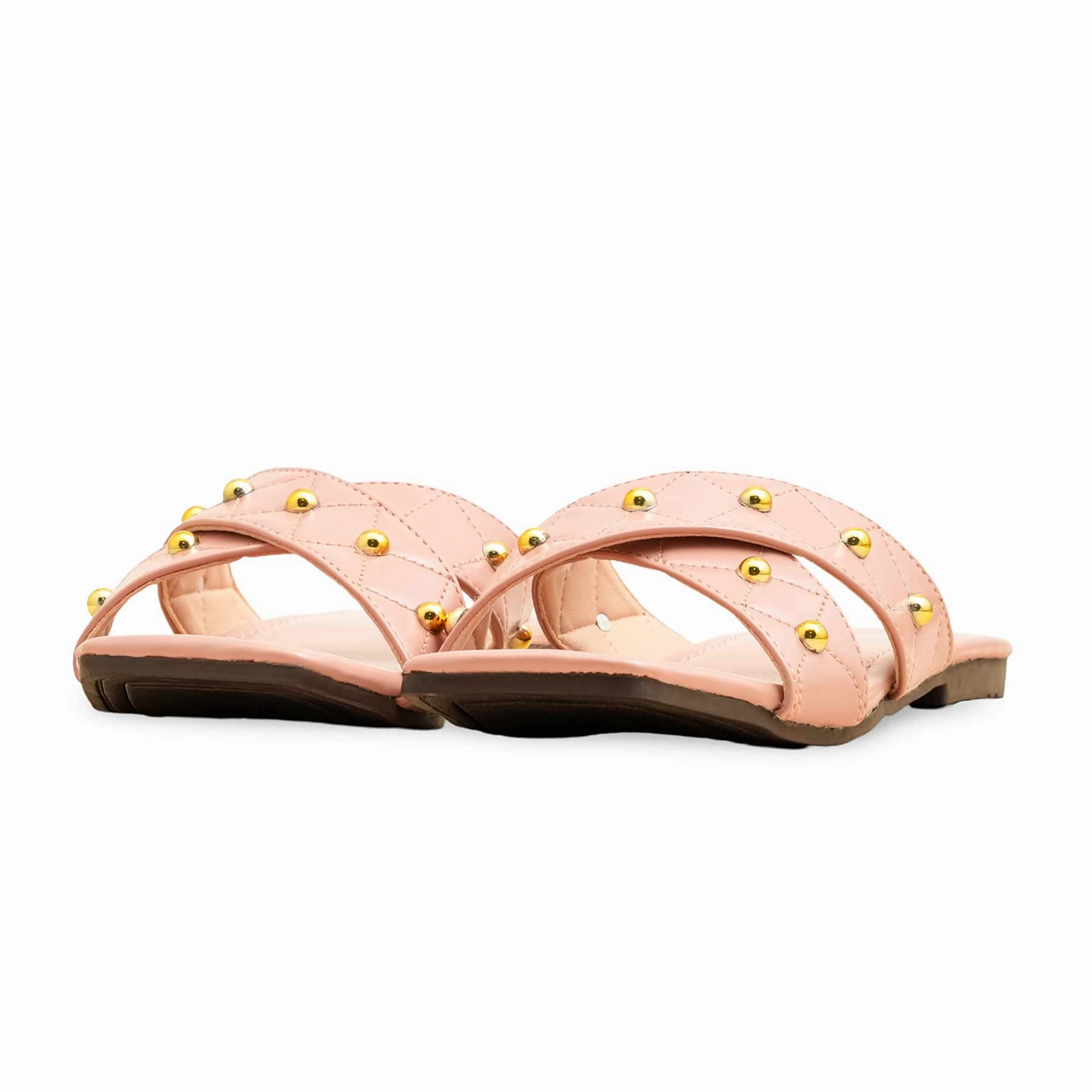 Pink Casual Slipper For Ladies CL2124 Fabric Slippers