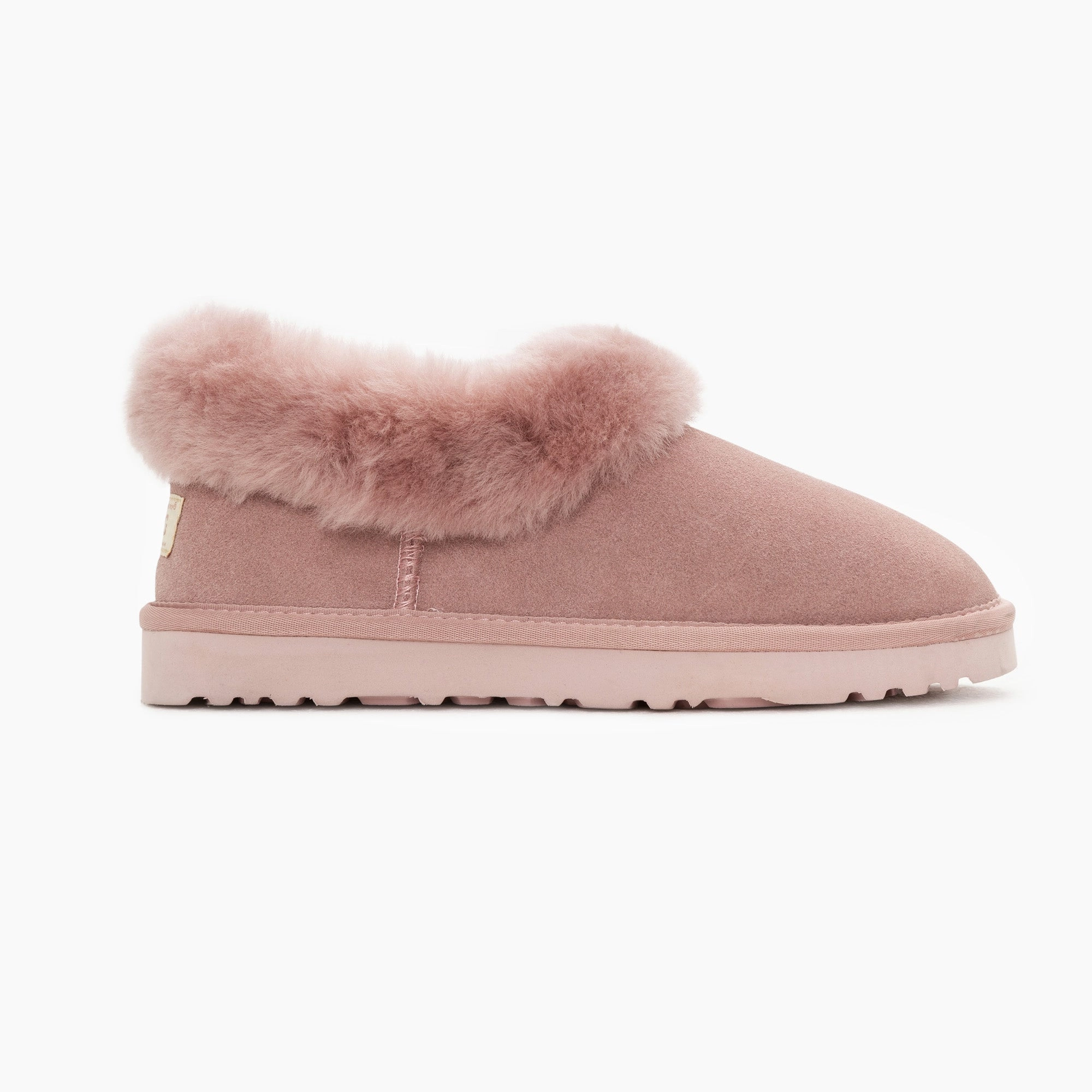 Ugg Slippers Avery Unisex Premium Sheepskin Slippers Suede (Unisex Cow Suede) Heated Slippers Near Me