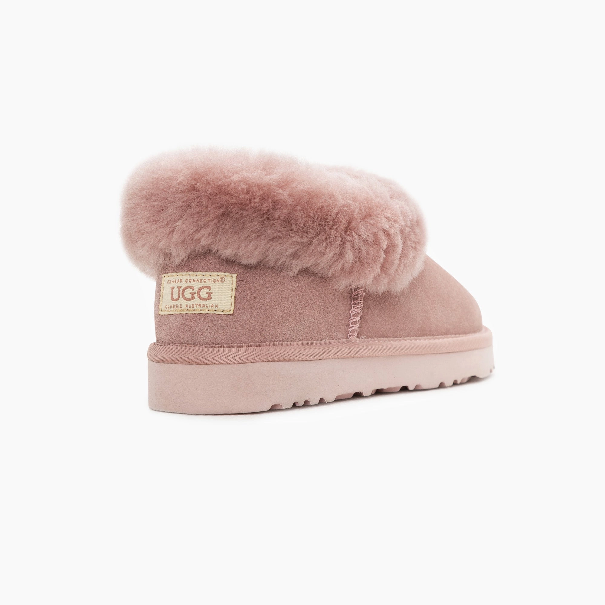Ugg Slippers Avery Unisex Premium Sheepskin Slippers Suede (Unisex Cow Suede) Hurley Slides