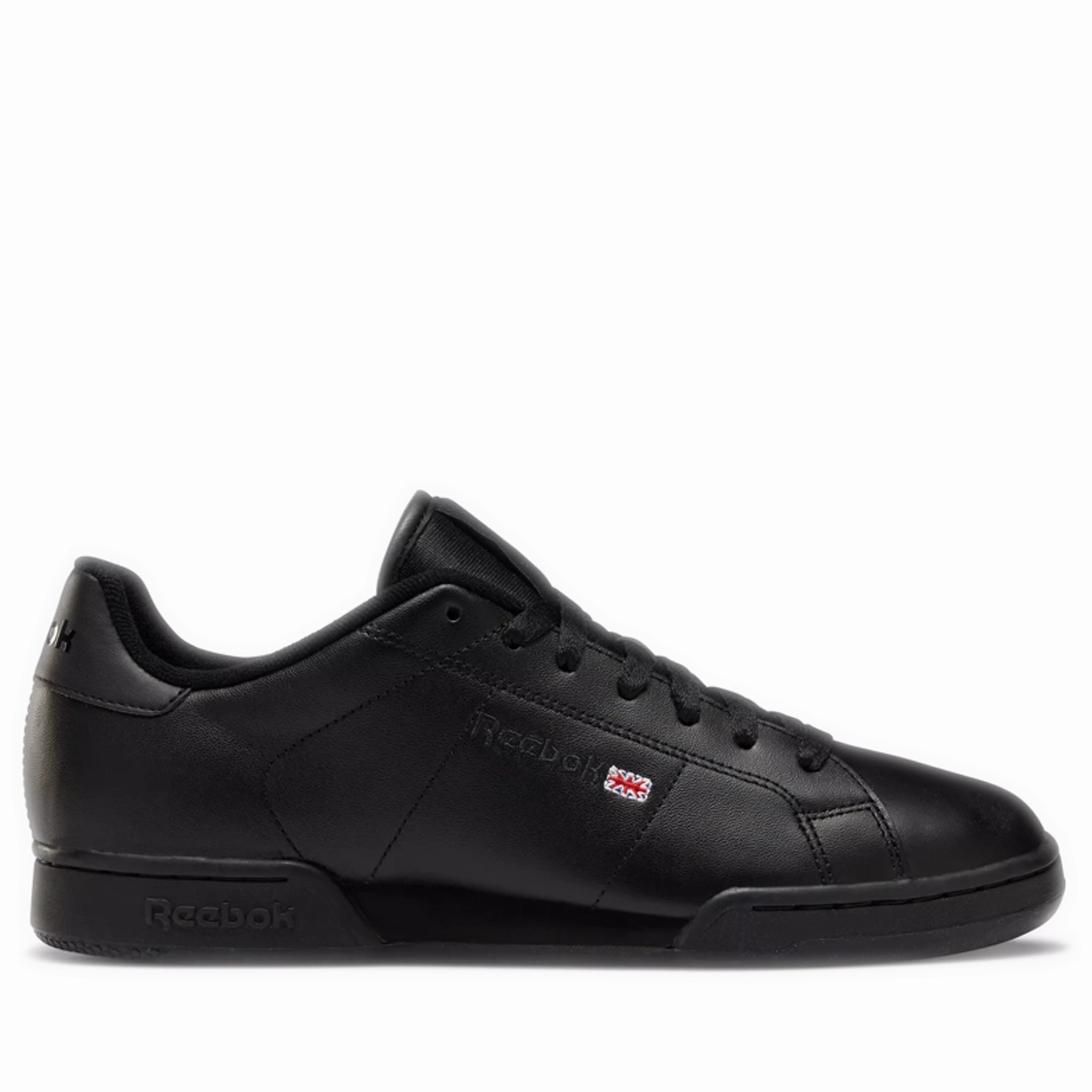 Men's Reebok NPC II Shoes - Black/Black Casual Biking Shoes