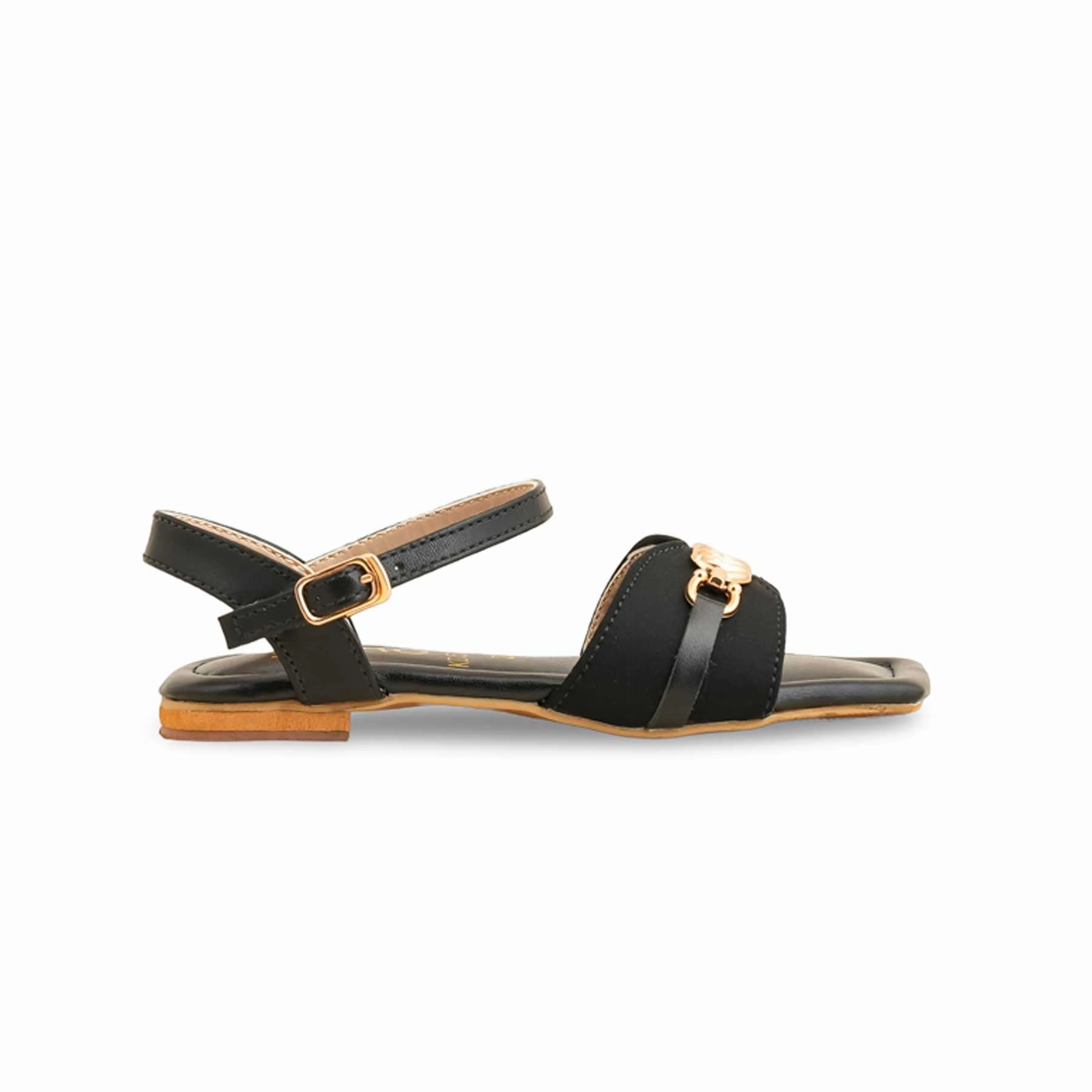 Sandals Yoga Girls Black Casual Sandal KD5630