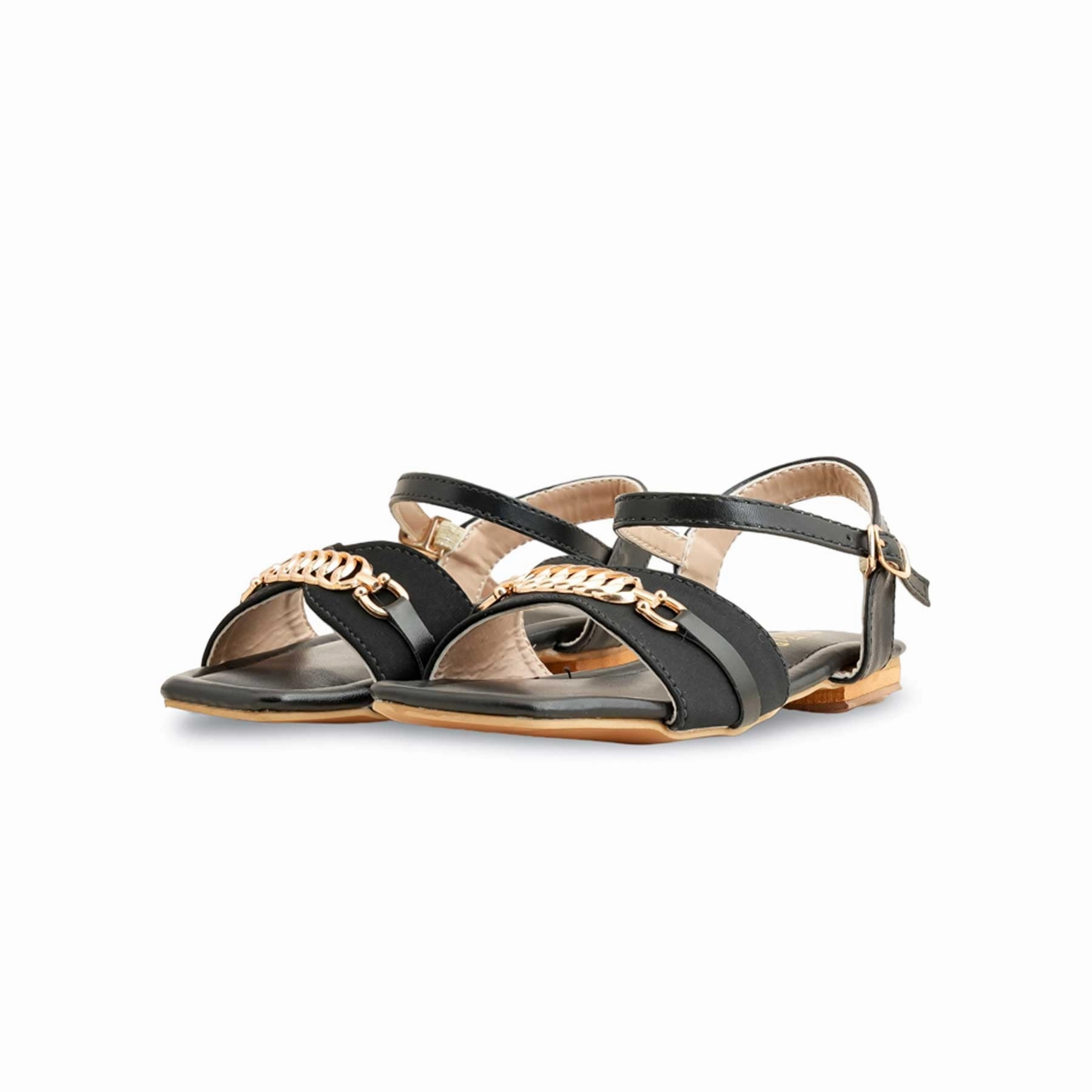 Sandals All Inclusive Jamaica Girls Black Casual Sandal KD5630