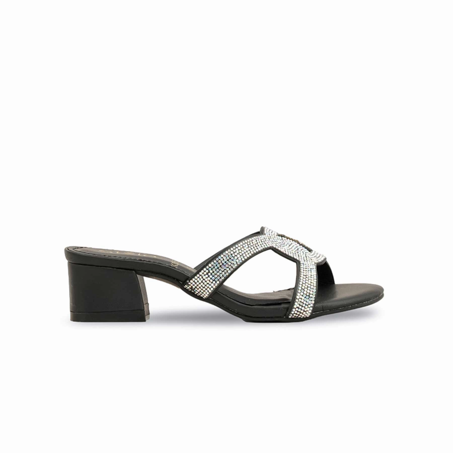 Girls Black Fancy Slipper KD5668 Hey Dude Sherpa Slippers