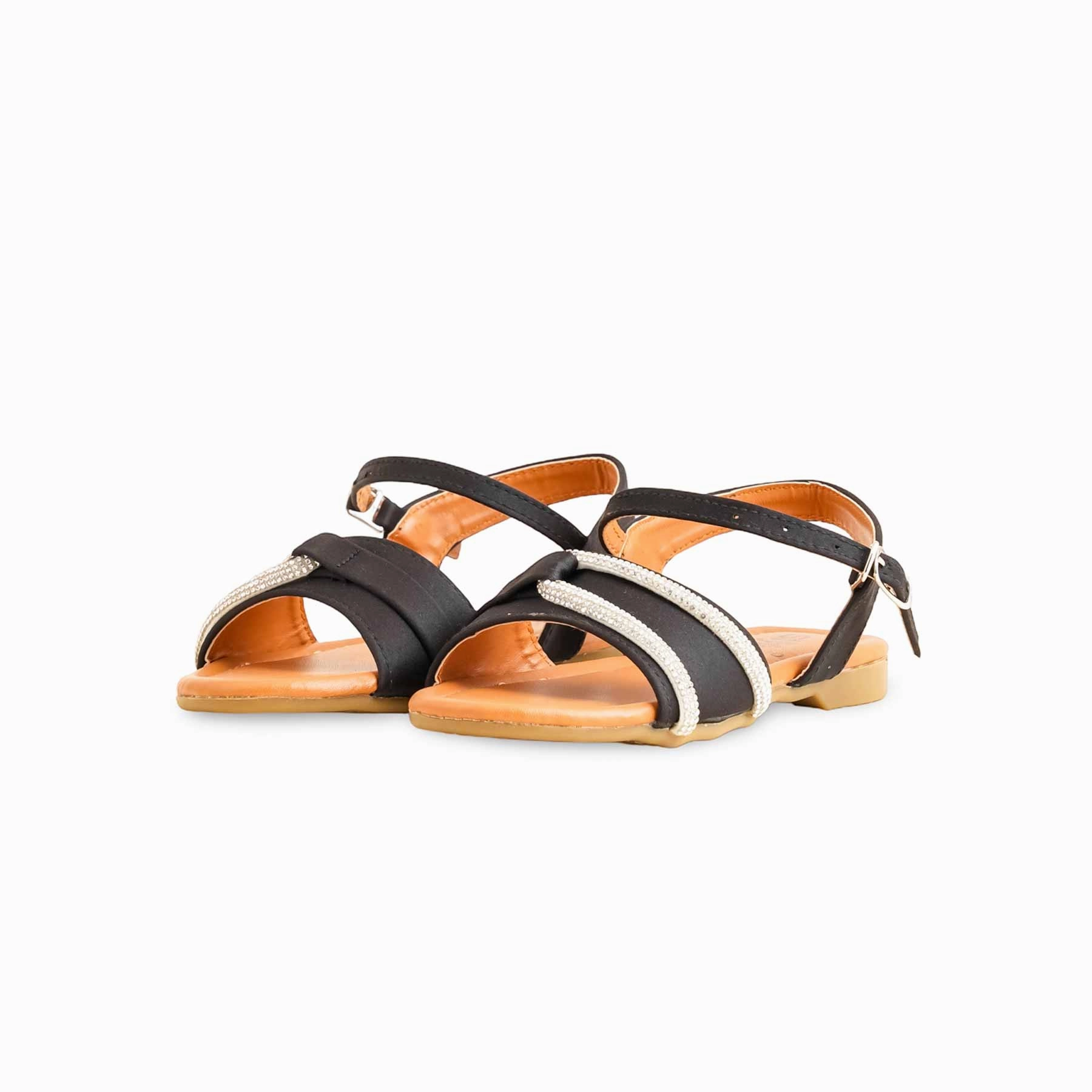 North Face Snow Slippers Girls Black Formal Sandal KD9870