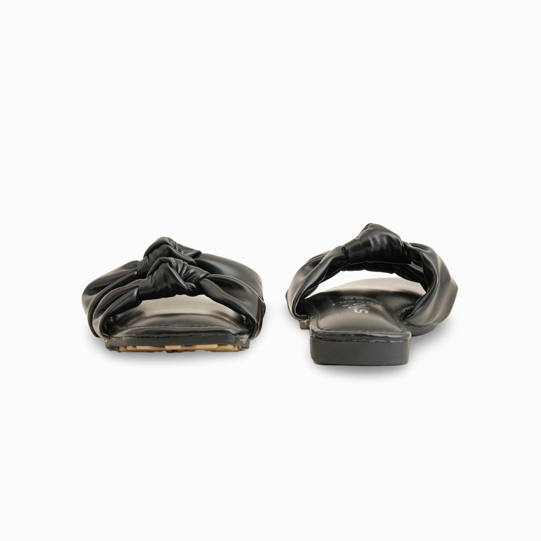 Girls Black Formal Slipper KD5561 Posey Slippers