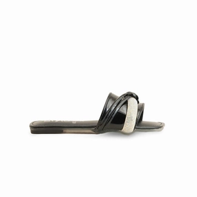 Girls Black Formal Slipper KD5563 Five Nights At Slippers