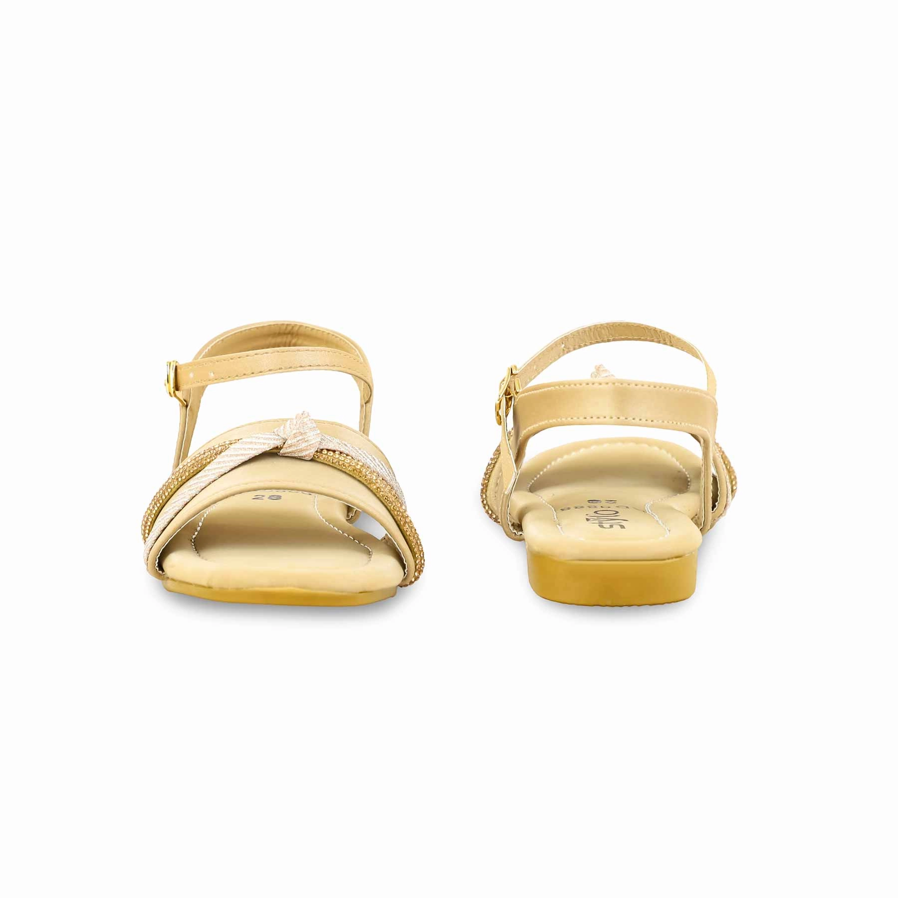 Girls Brown Formal Sandal KD9888 90s Jelly Sandals