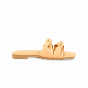 Girls Brown Formal Slipper KD5561 Gym Slides