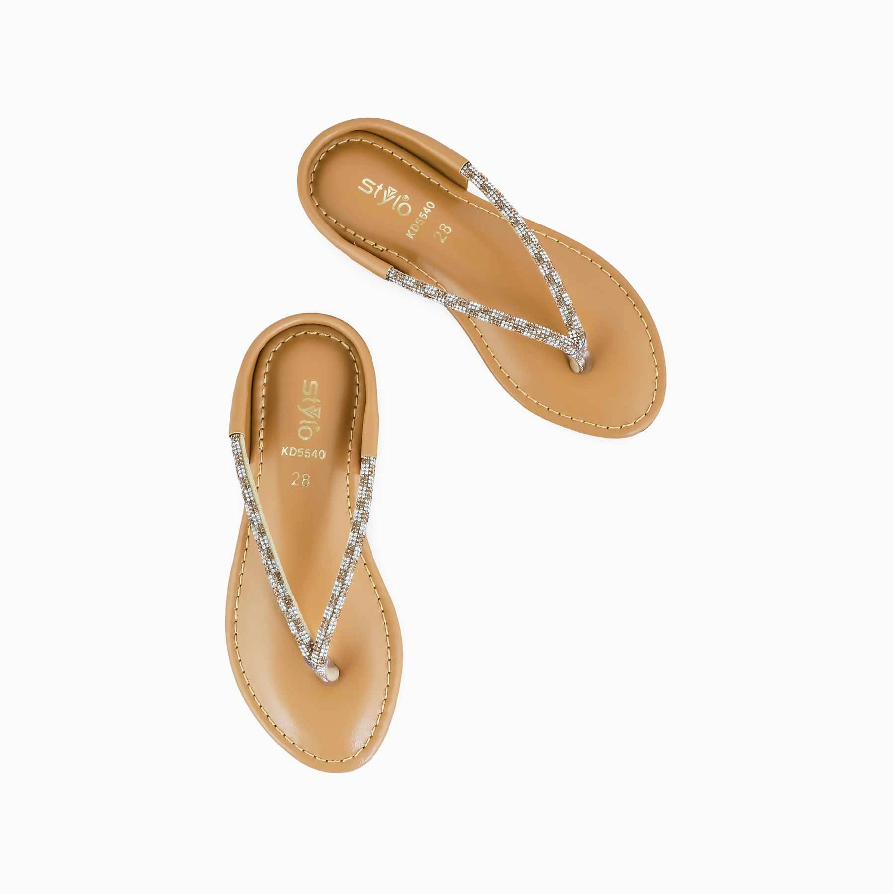 Girls Fawn Casual Slipper KD5540 Strappy Slide Sandals