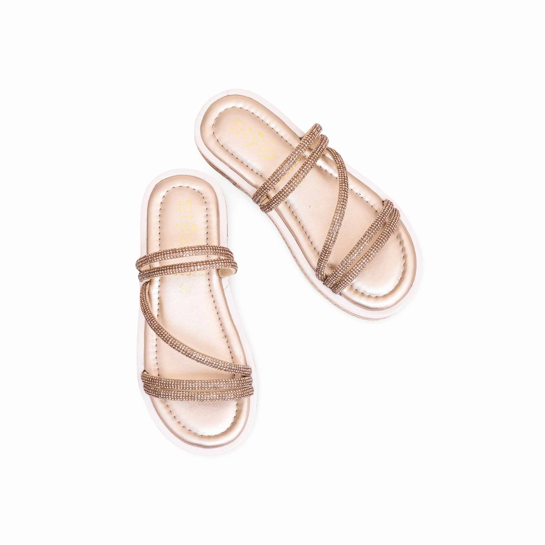 Girls Golden Fancy Slipper KD5523 Anime Slippers