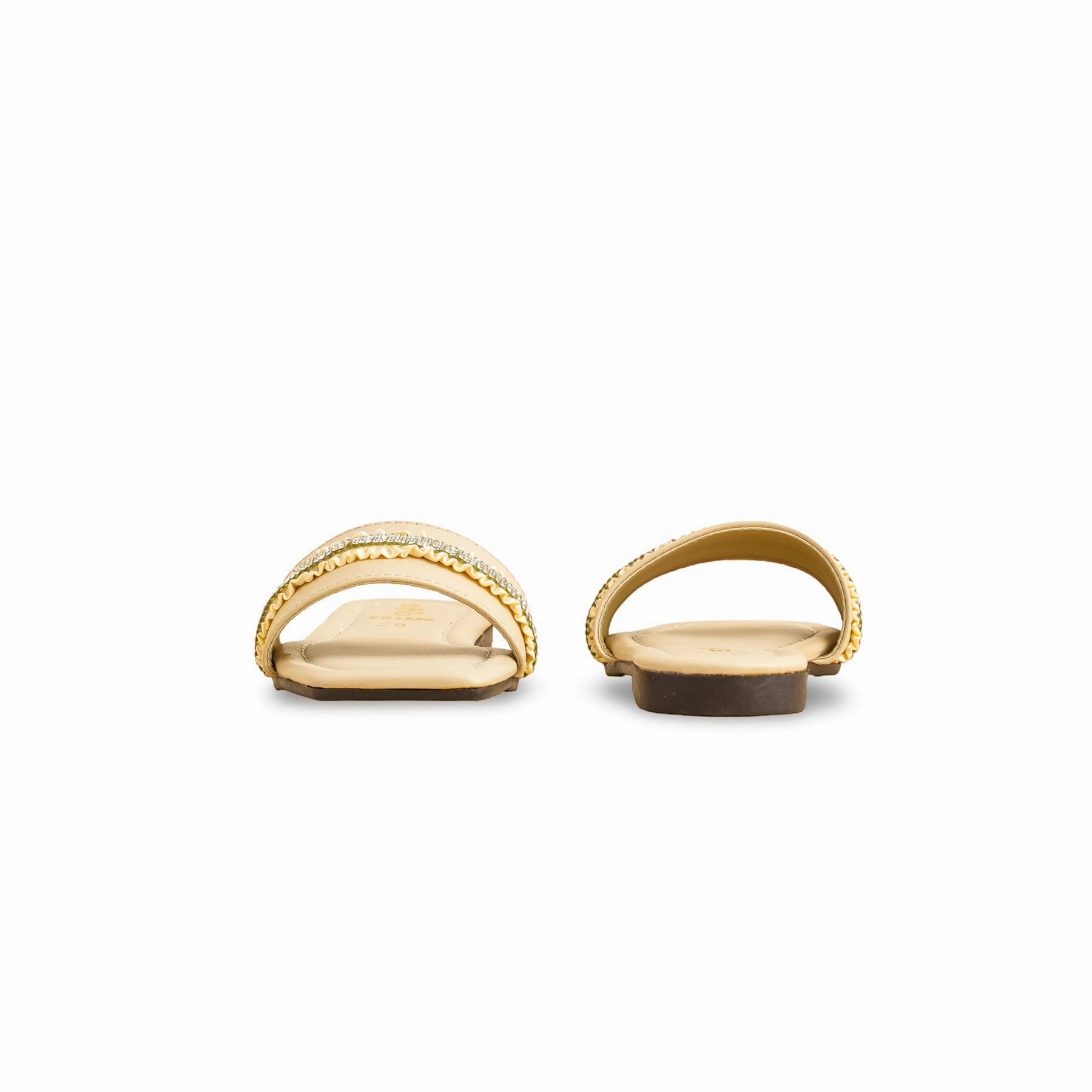 Slippers That Look Like Tennis Shoes Girls Golden Fancy Slipper KD5626