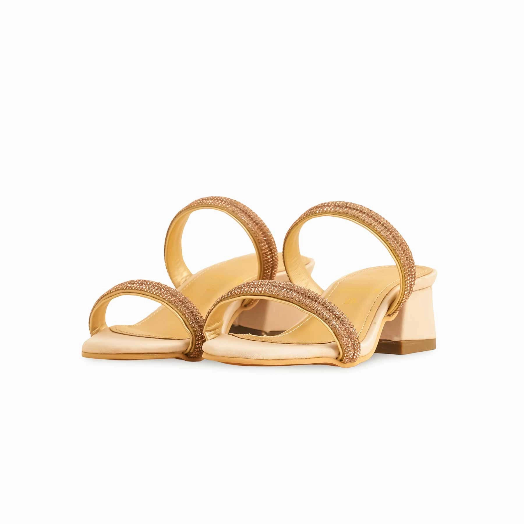 Slippers Tall Girls Golden Fancy Slipper KD5667
