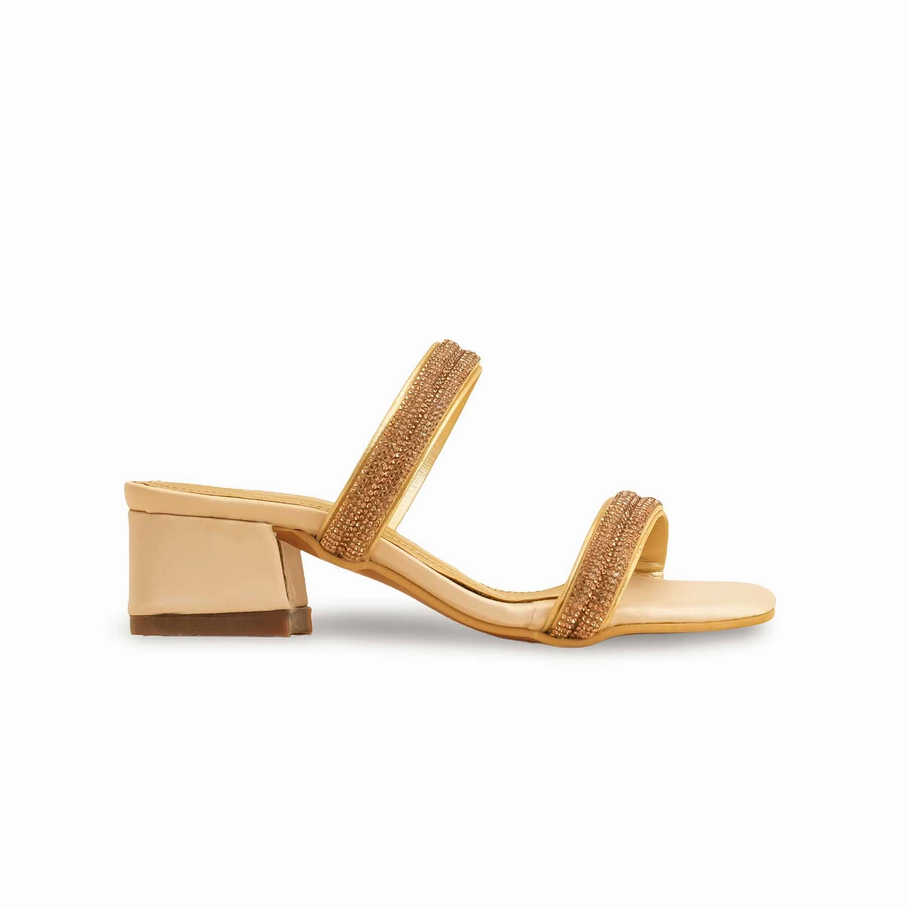 Novelty Slippers Girls Golden Fancy Slipper KD5667