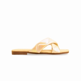 Meijer Slippers Girls Golden Fancy Slipper KD5682