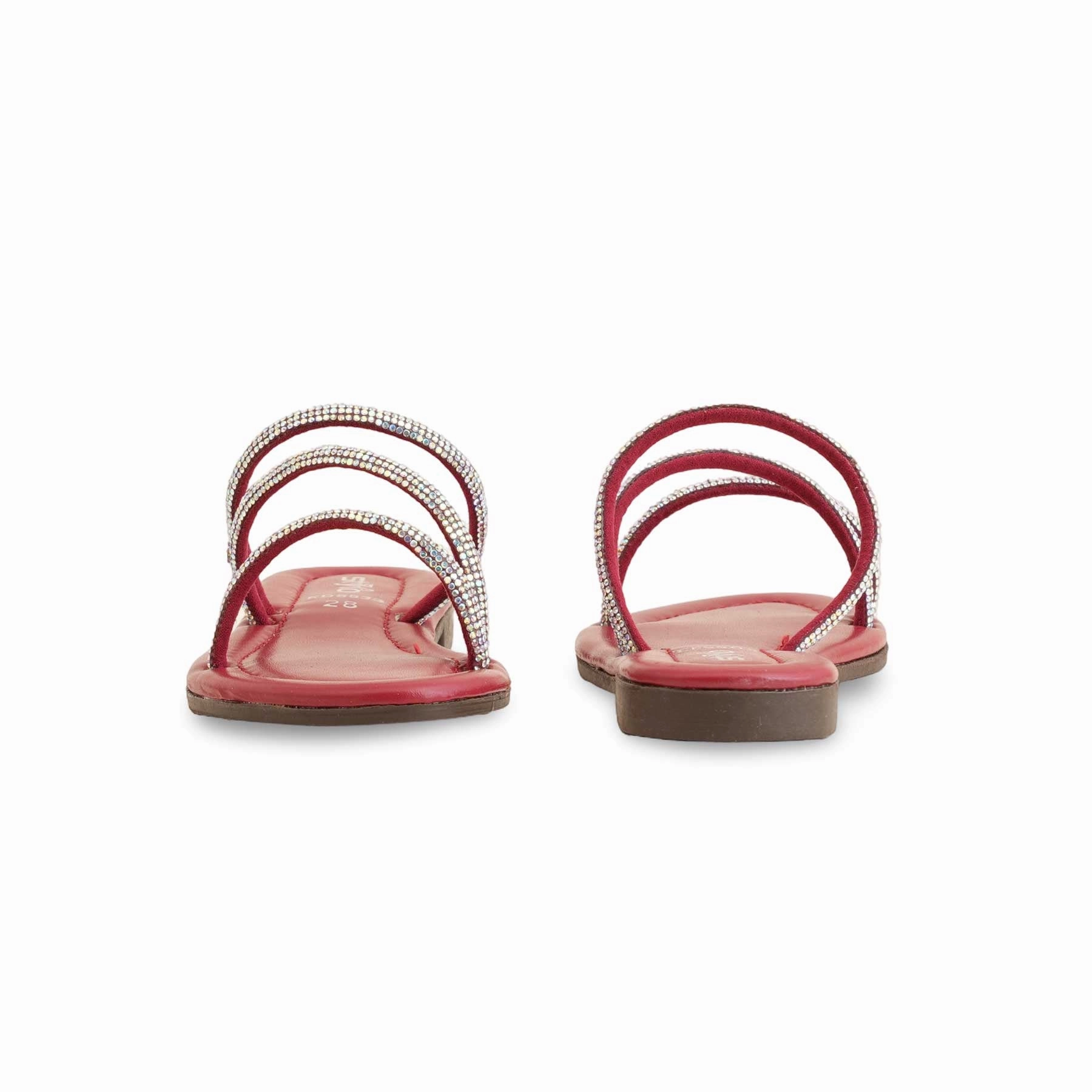 Slippers Shop Near Me Girls Maroon Casual Slipper KD5533