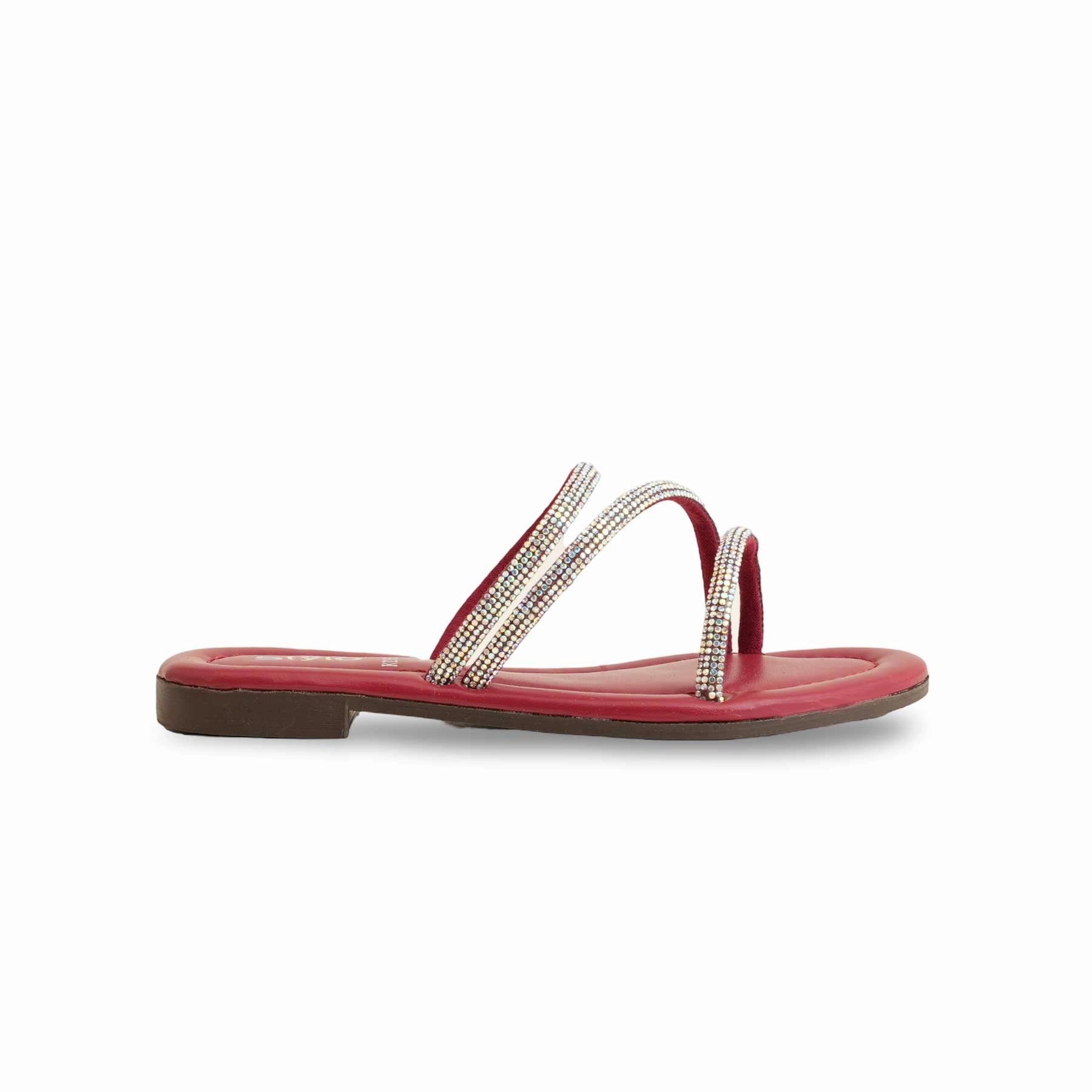 Girls Maroon Casual Slipper KD5533 Good Slppers
