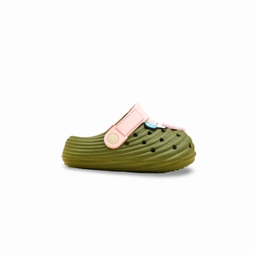 Girls Olive Casual Flip Flop KD5725 Men With Slippers