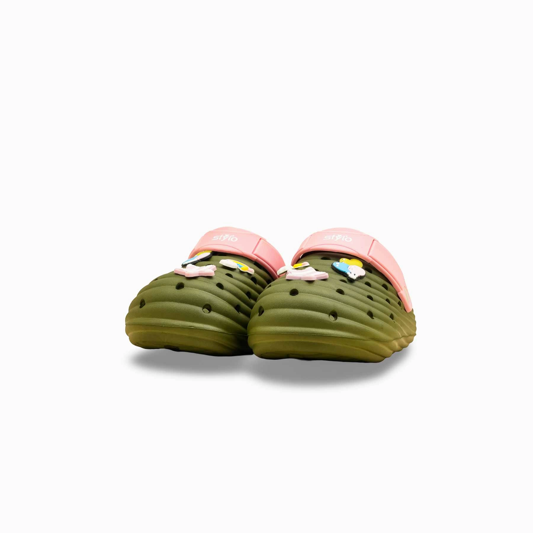 Slippers With Design Girls Olive Casual Flip Flop KD5726