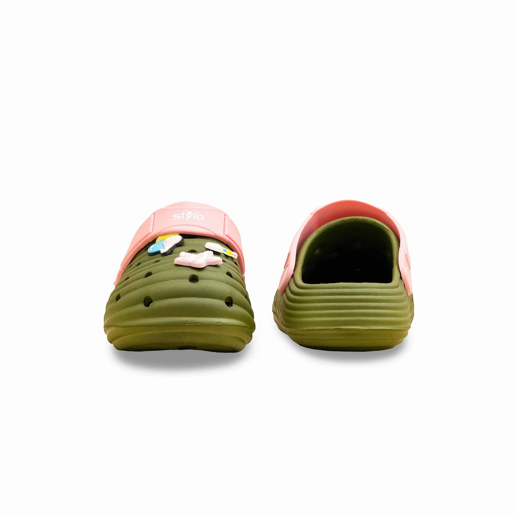 Slippers With Hard Sole Girls Olive Casual Flip Flop KD5726