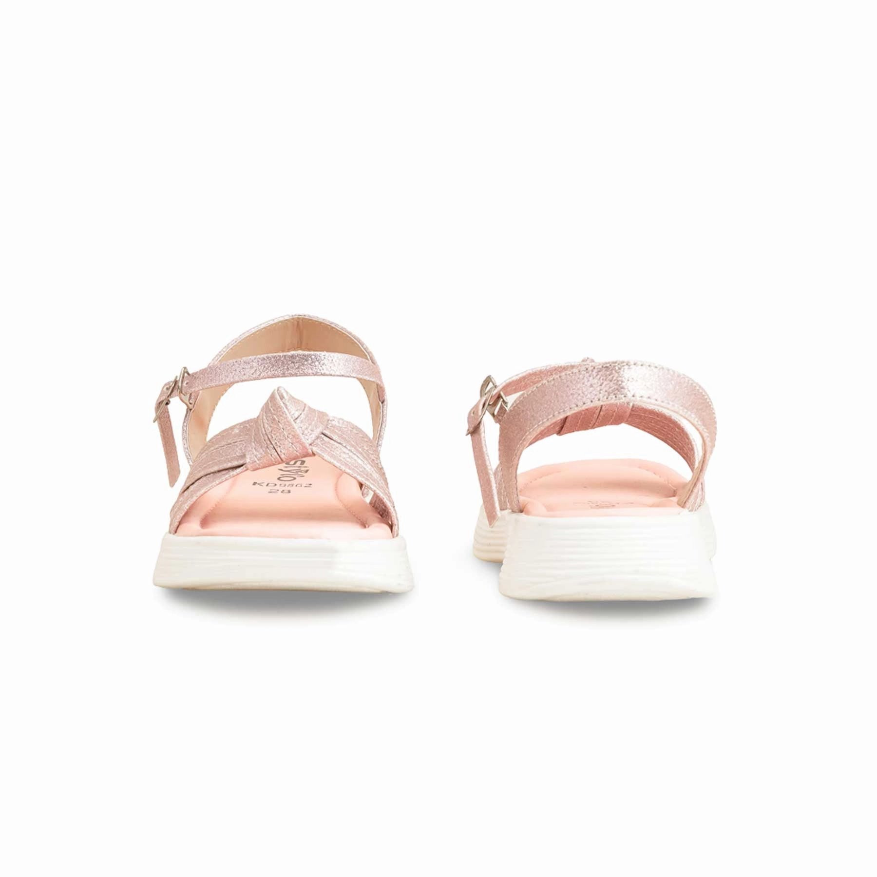 Girls Peach Formal Sandal KD9862 Japanese Sandals
