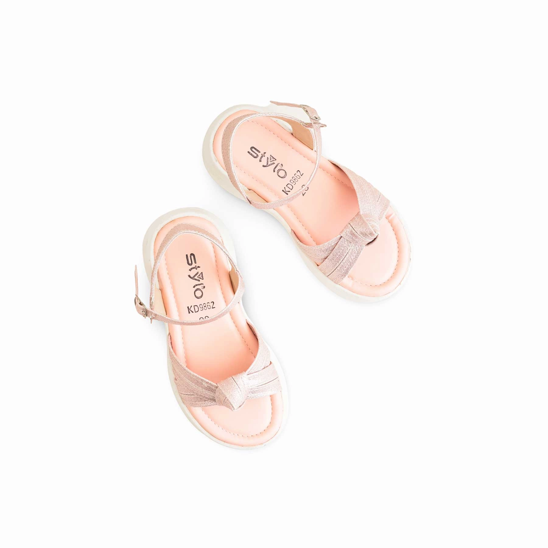 Girls Peach Formal Sandal KD9862 Sandals Royal Caribbean Resort Montego Bay Jamaica
