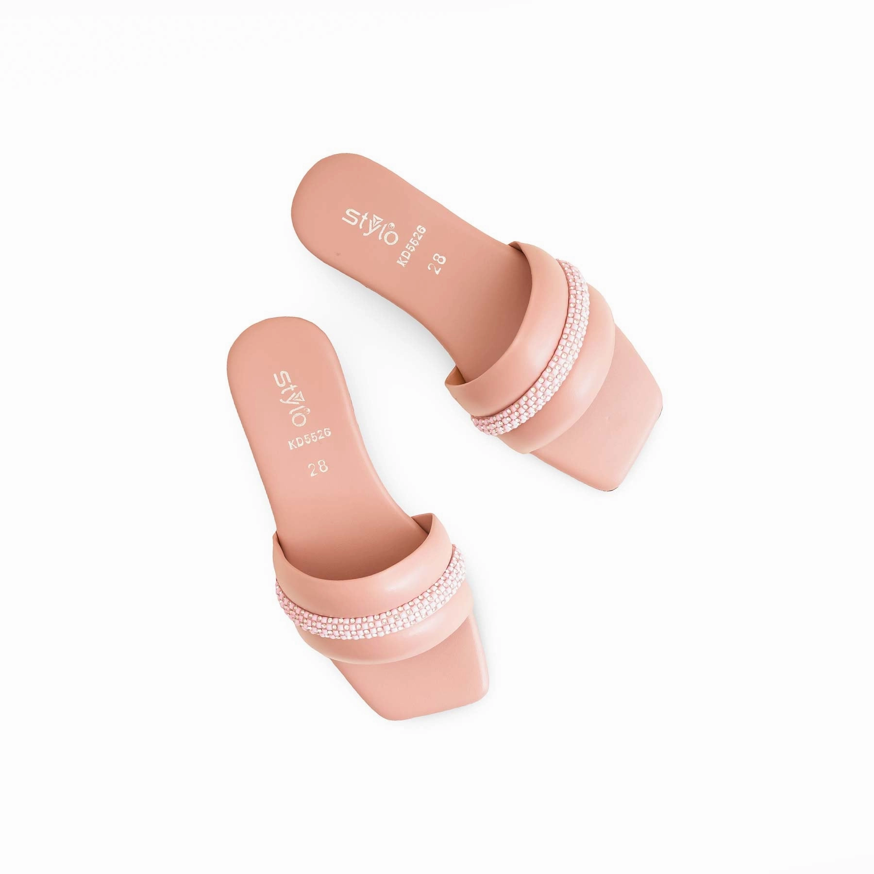 Winter Indoor Slippers Girls Pink Casual Slipper KD5526