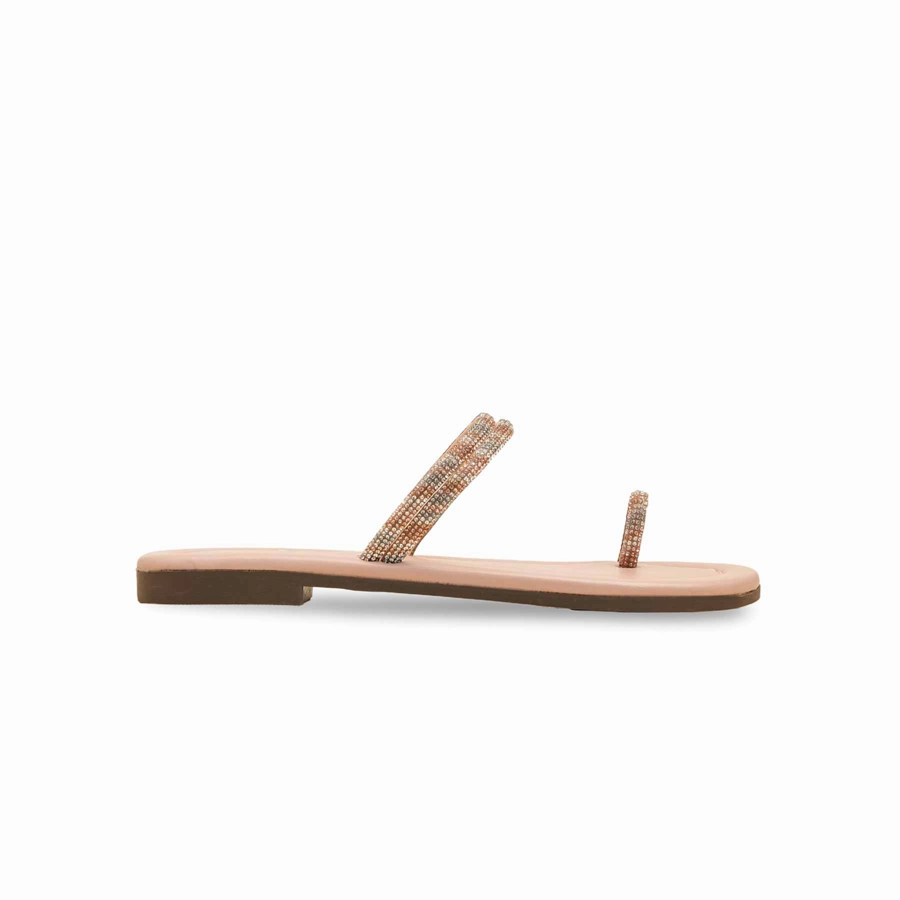 Brown Slippers Girls Pink Fancy Slipper KD5578