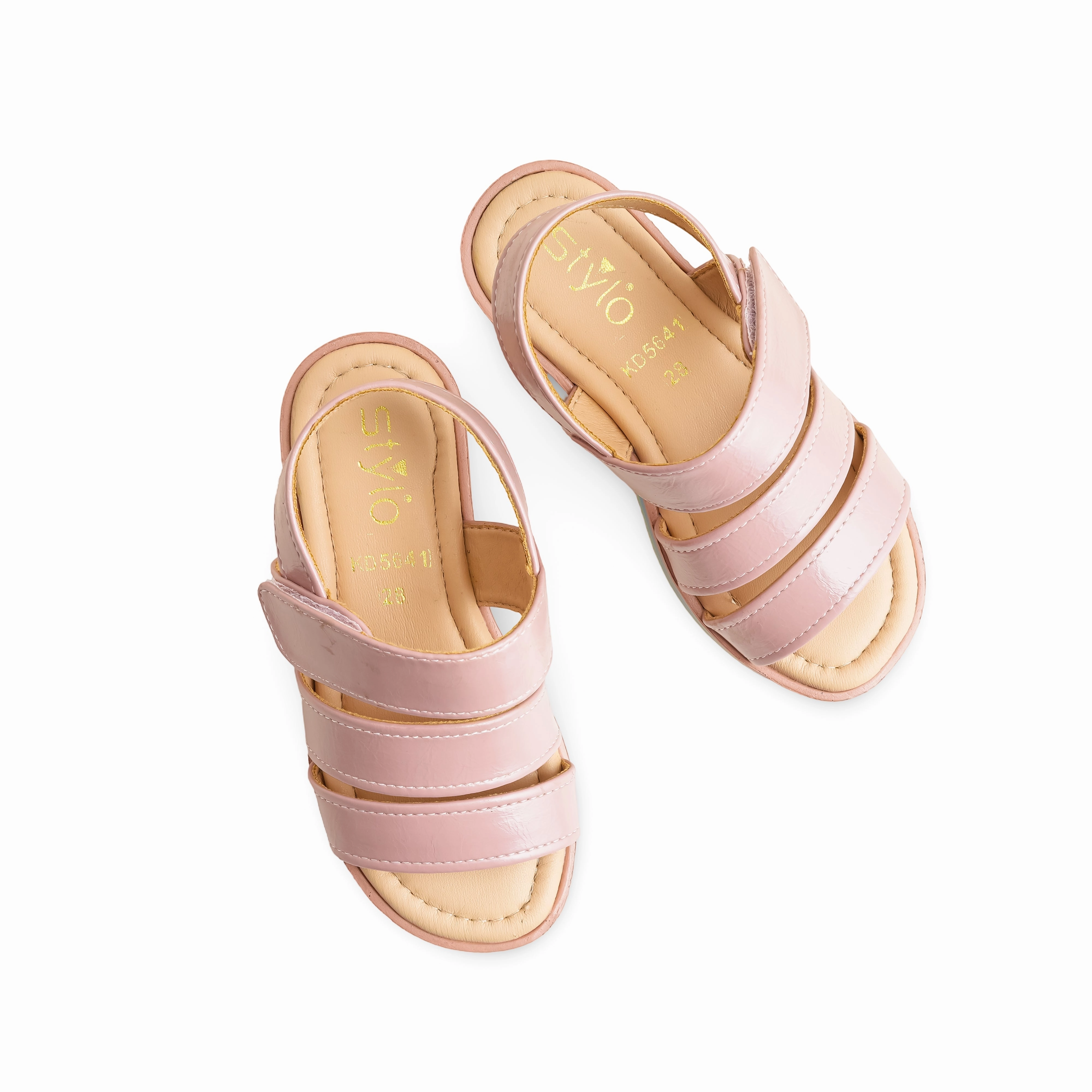 Island Sandals Girls Pink Formal Sandal KD5641