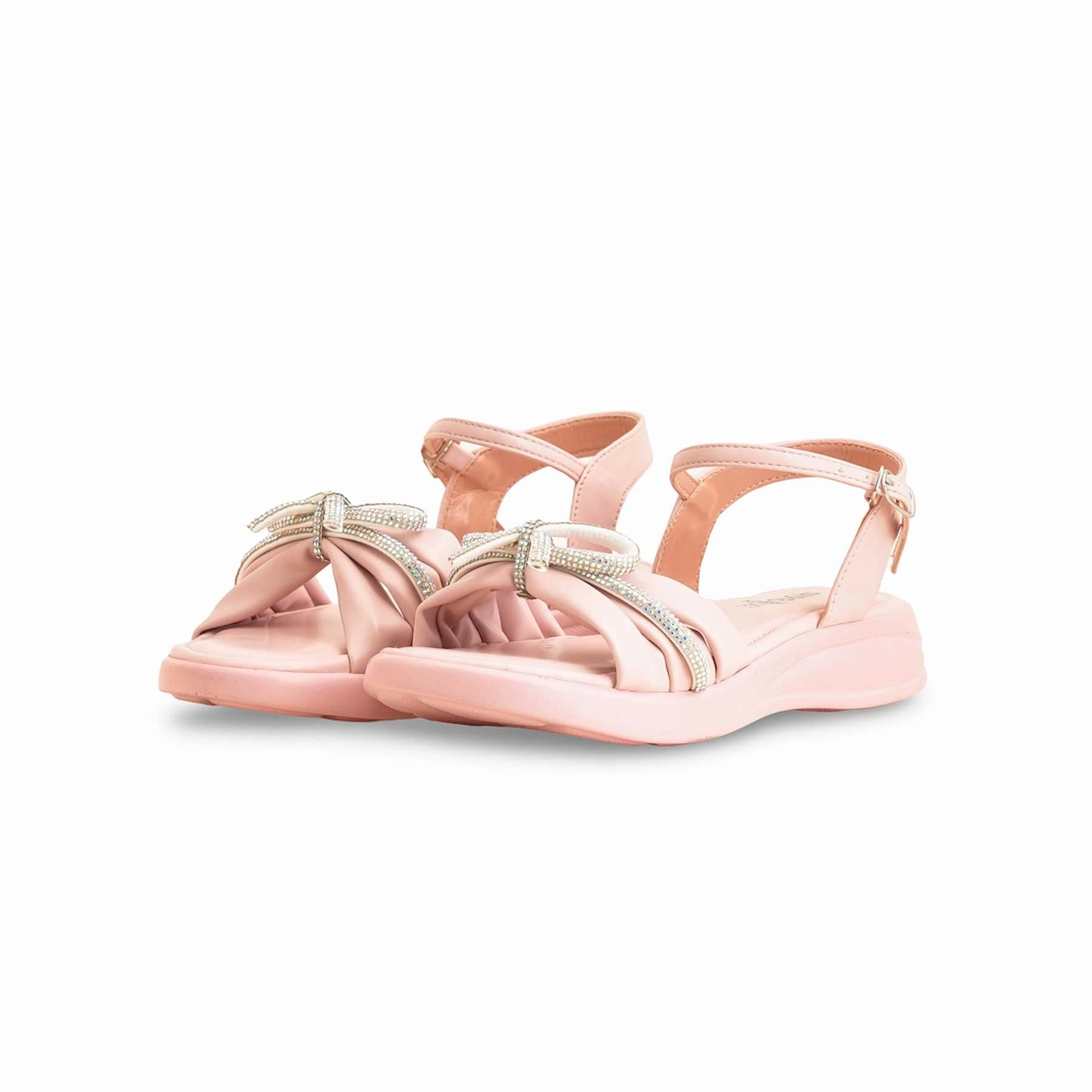 Girls Pink Formal Sandal KD9883 Slides Box