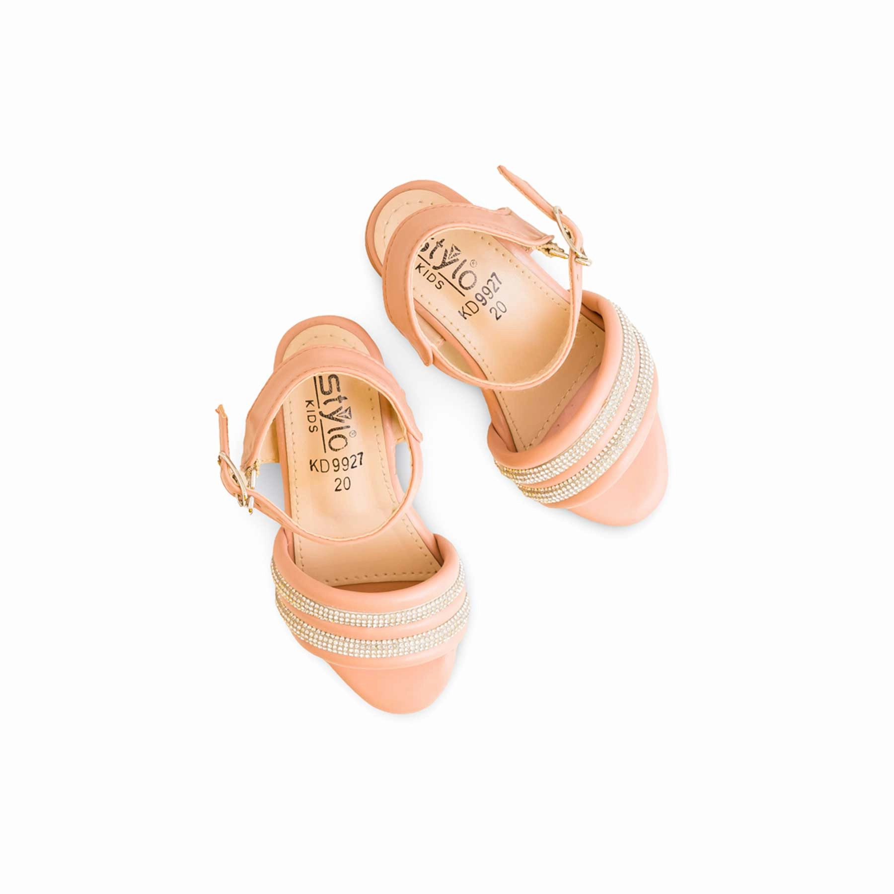 Girls Pink Formal Sandal KD9927 Gumby Sandals