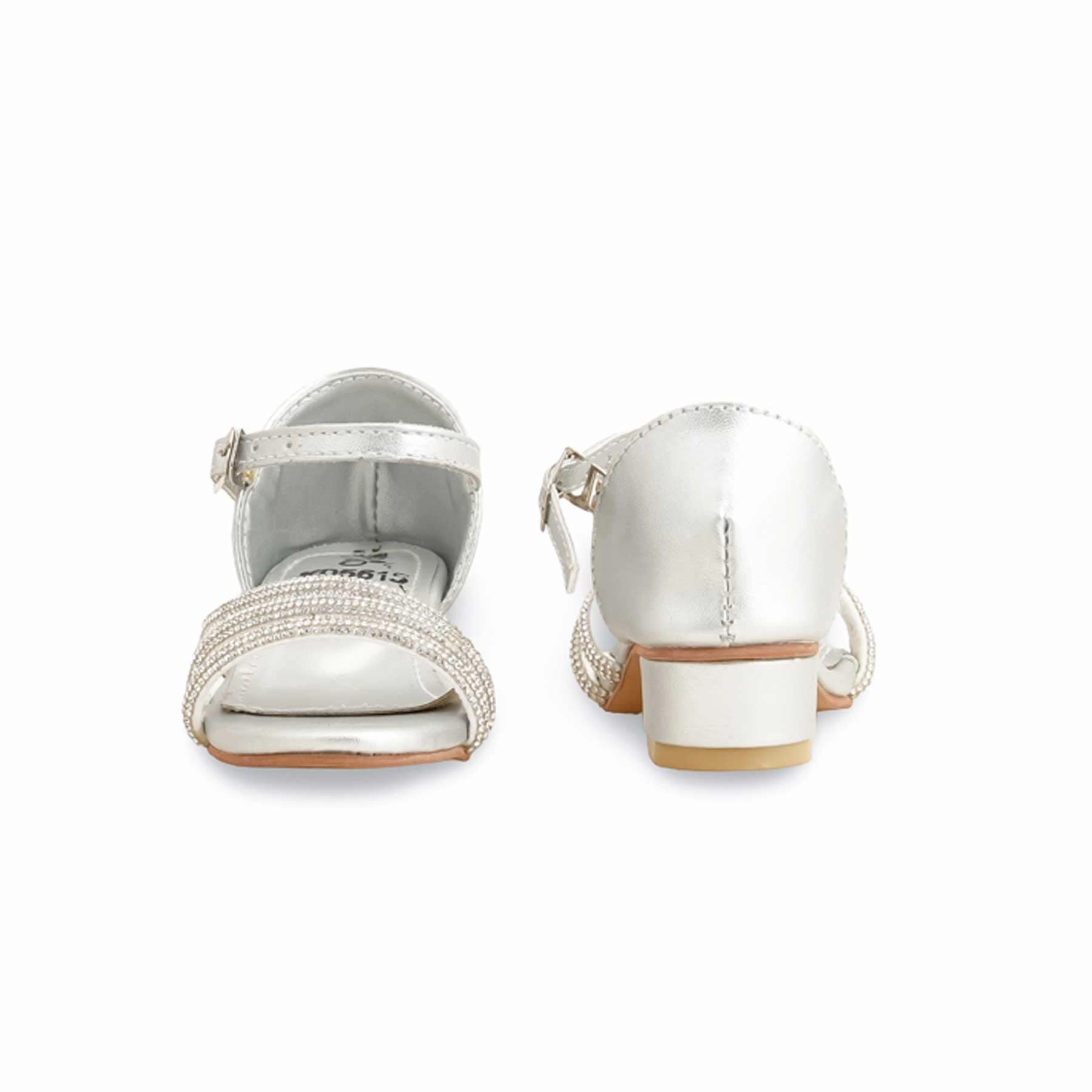 Girls Silver Fancy Sandal KD5615 Sandals Kohls