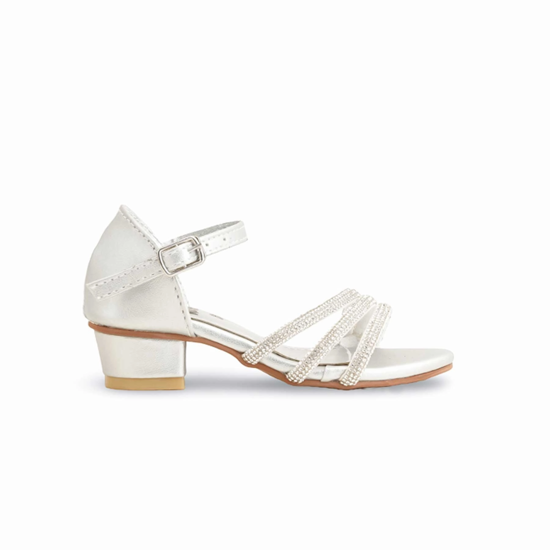 Girls Silver Fancy Sandal KD5615 Givenchy Sandals