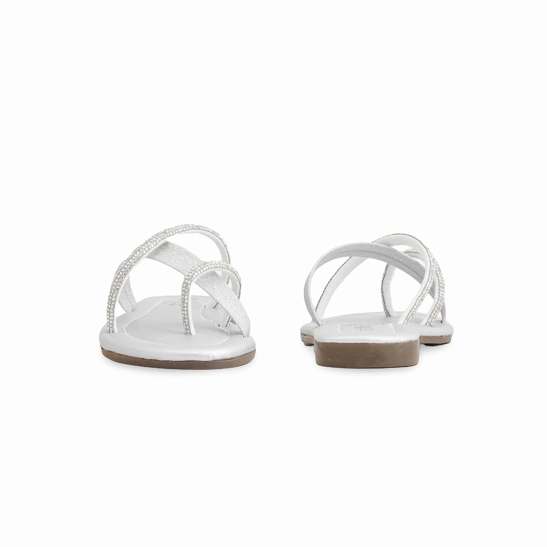 Dorothy's Slippers From The Wizard Of Oz Girls Silver Fancy Slipper KD5532