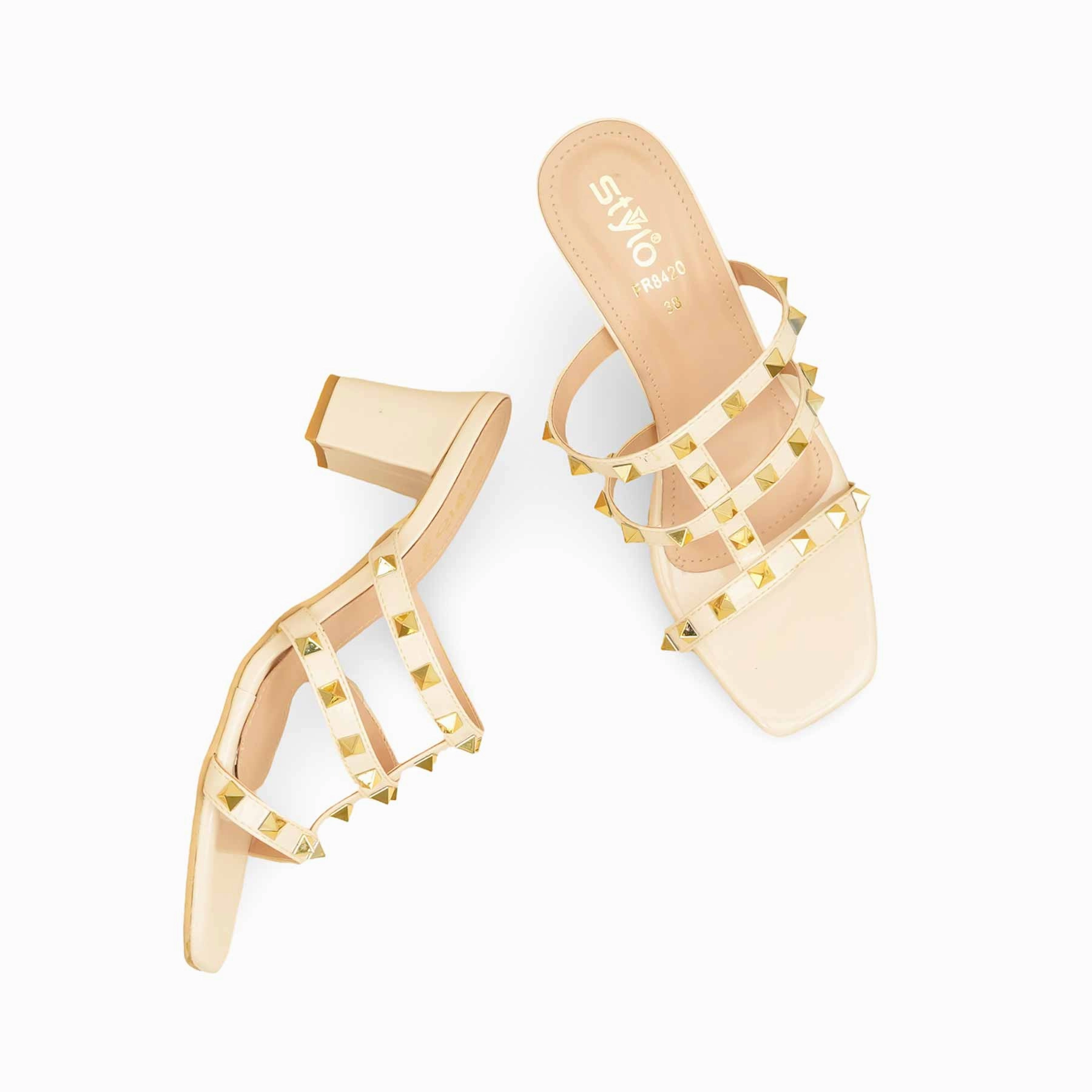 Fawn Formal Slipper For Women FR8420 Detachable High Heel Shoes