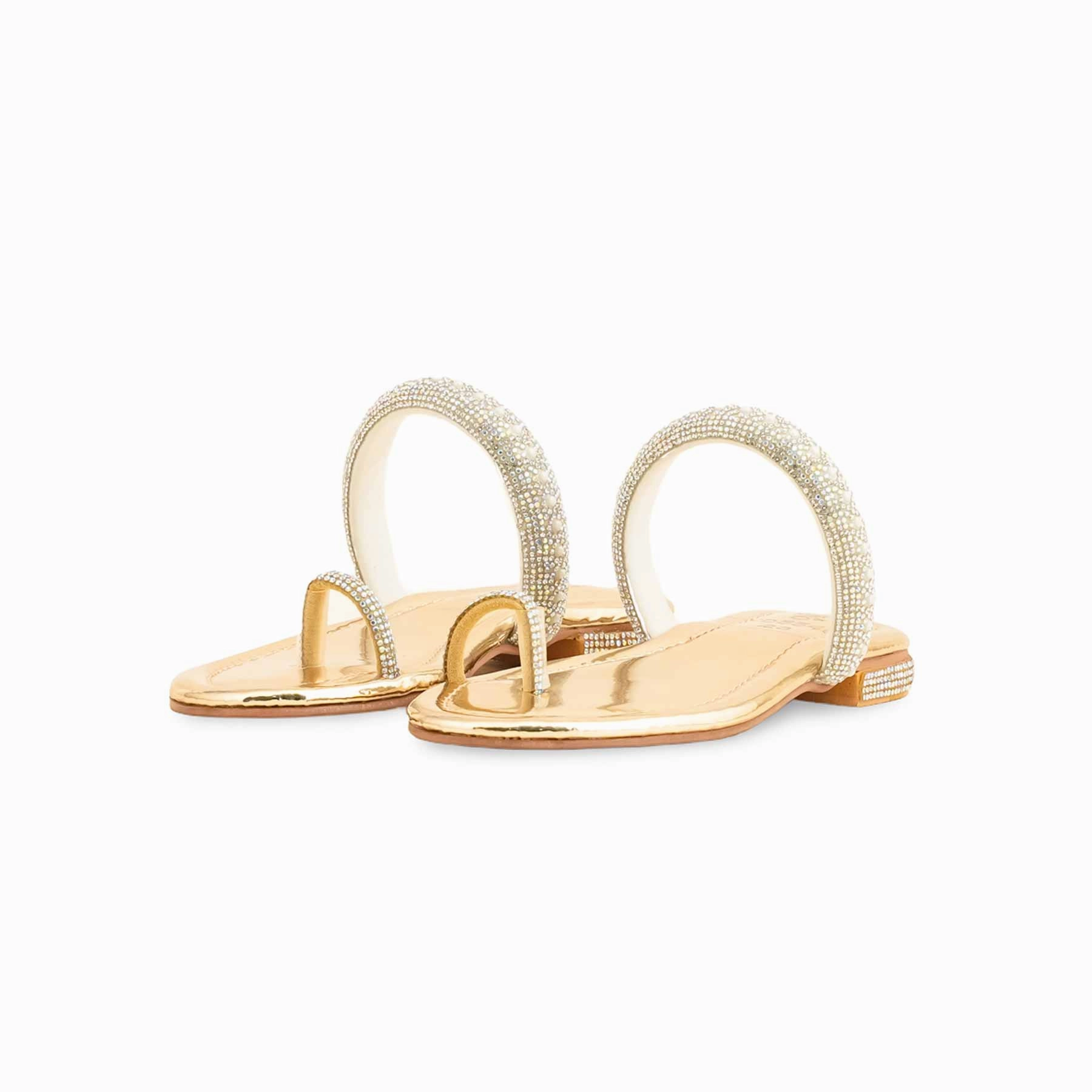 Girls Golden Fancy Slipper KD5546 Snooki Slippers Frog