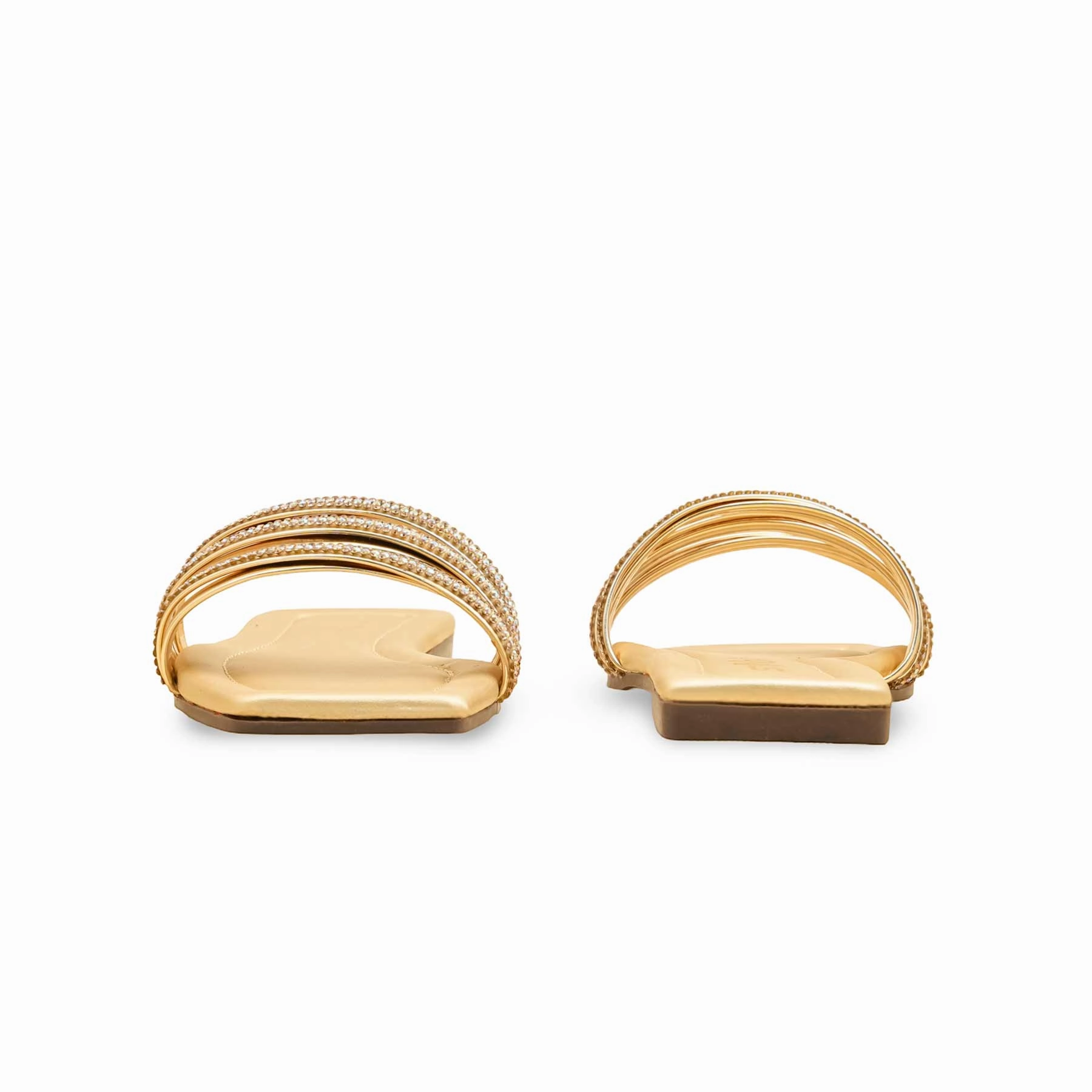 Air Jordan Retro Shoes Golden Casual Slipper For Women CL2109