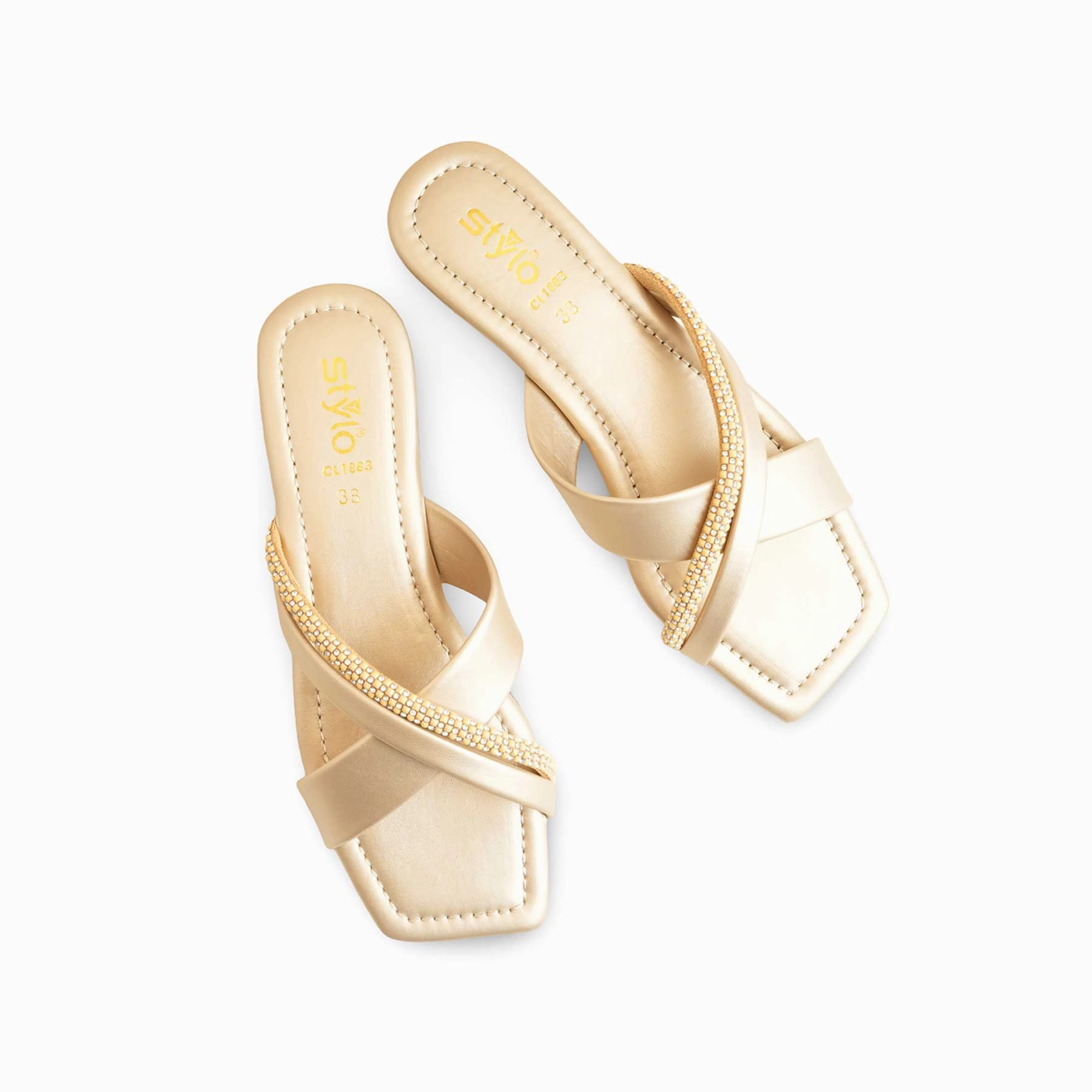 Shoes For Casual And Formal Golden Casual Women Slipper CL1883