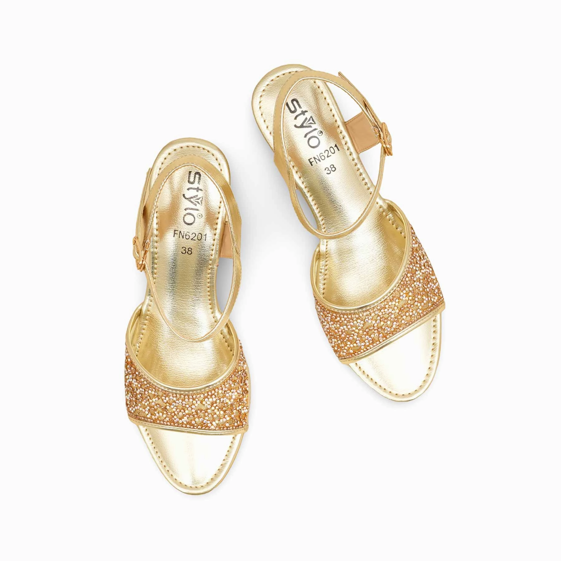 Golden Fancy Sandal For Women FN6201 Sandals Good For Plantar Fasciitis