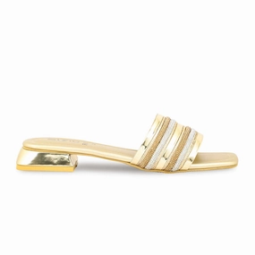 Golden Fancy Slipper FN7946 Versace Slides