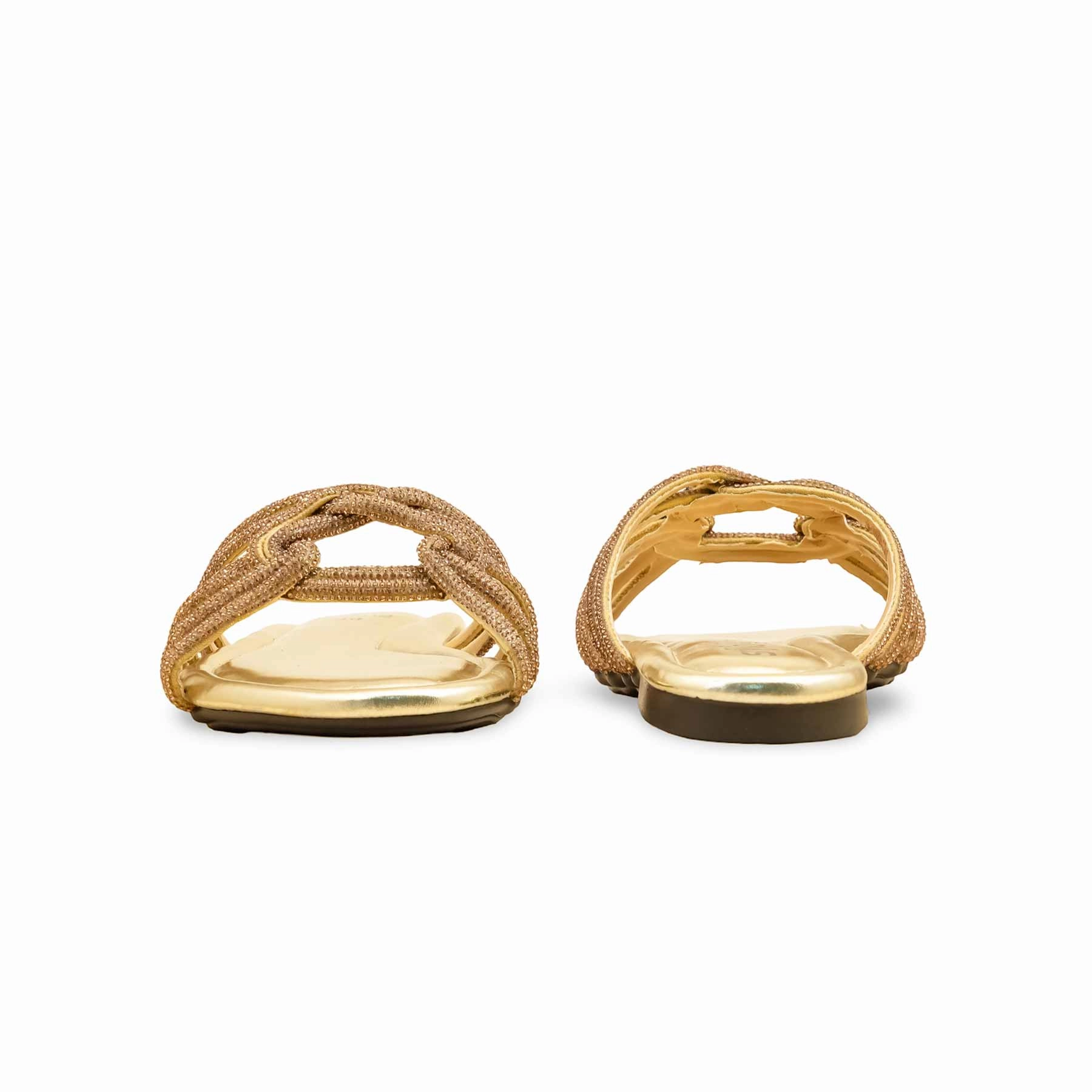 Golden Fancy Slipper For Women FN8012 Sizes For Slippers