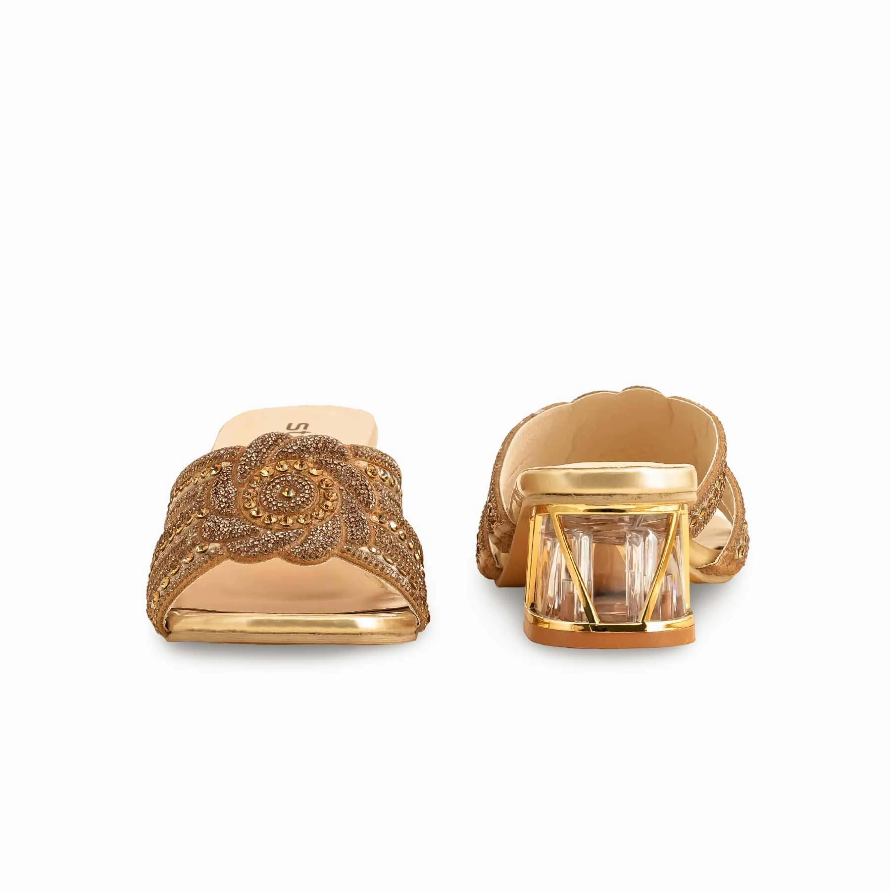 Hanging Ballet Slippers Golden Fancy Women Slipper FN7950