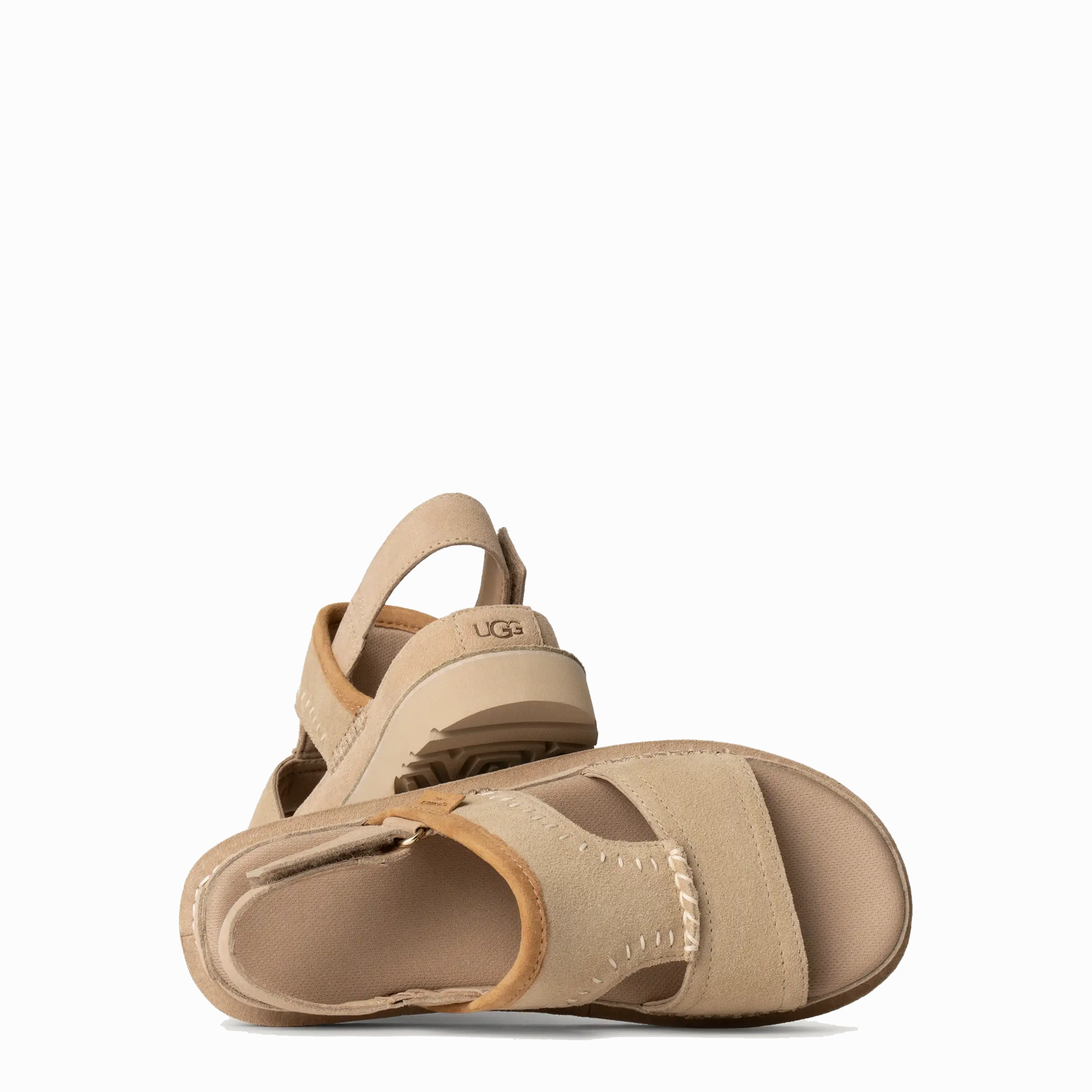 Gold Flat Shoes Wide Fit Goldenstar Regenerate Sand (Women)