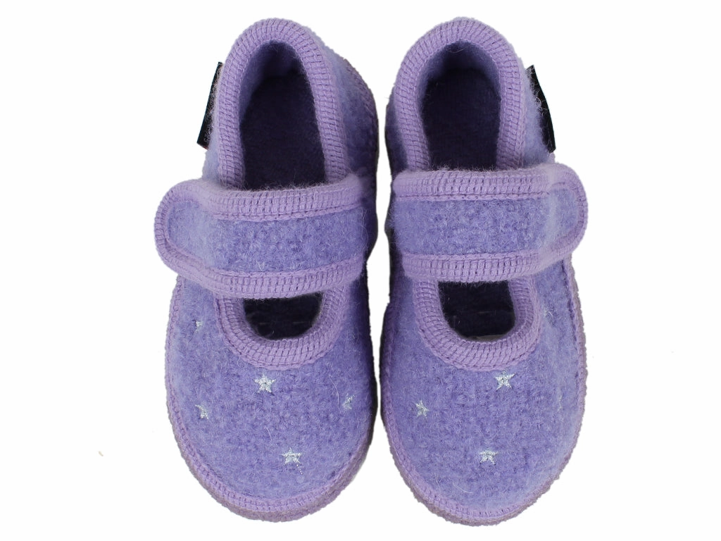 Haflinger Children's slippers Starlight Orchid Slippers Leather