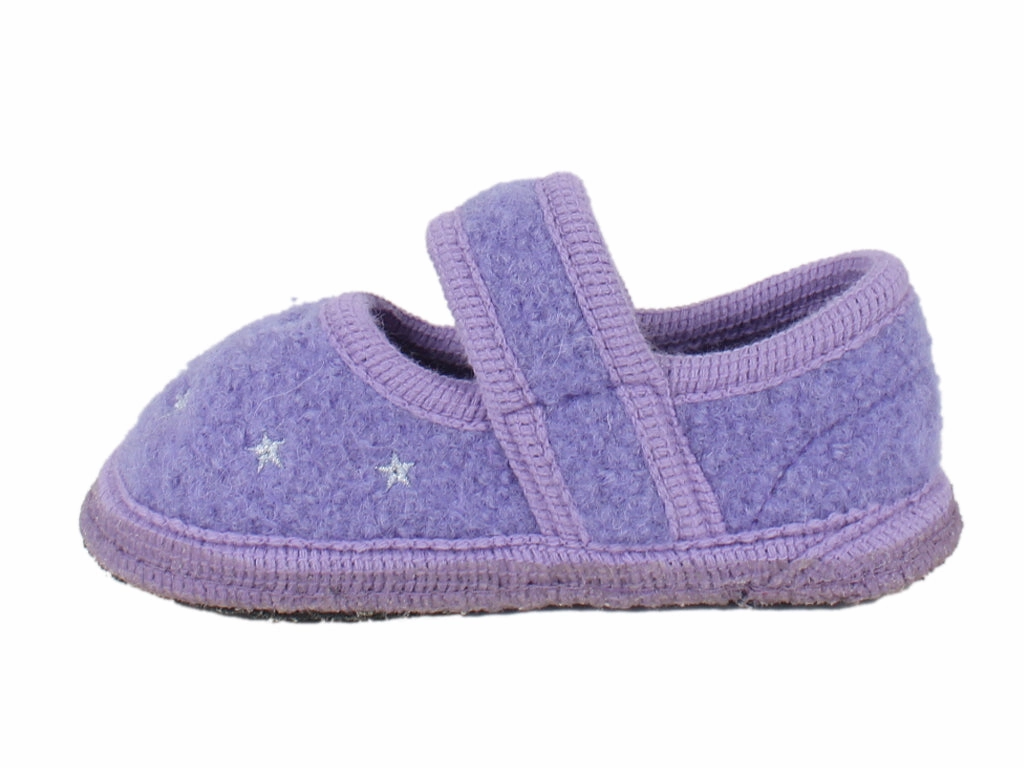 Money Slide Haflinger Children's slippers Starlight Orchid